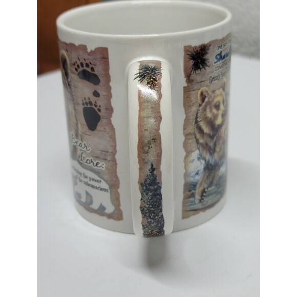 Share the Earth Grizzly Bear Mug Ceramic Coffee Cup Grizzly 1 Sky 1 Land 1 Sea - Picture 13 of 13